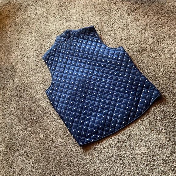 Karen Scott Plus Size Polka Dot Quilted Vest 2X - Picture 12 of 16